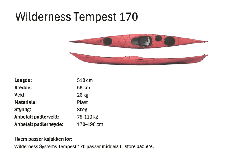 Wilderness Tempest 170